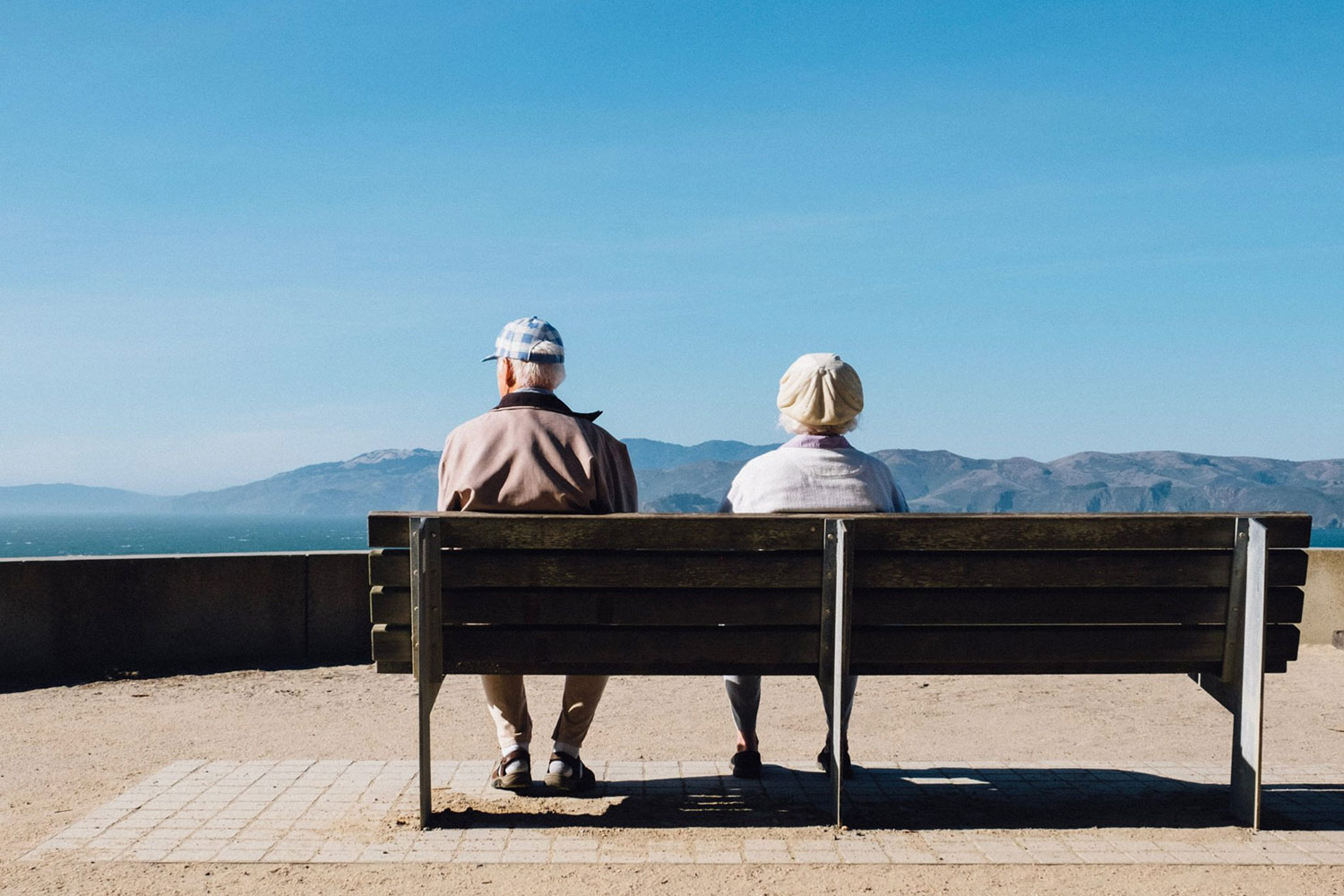 couple on bench
