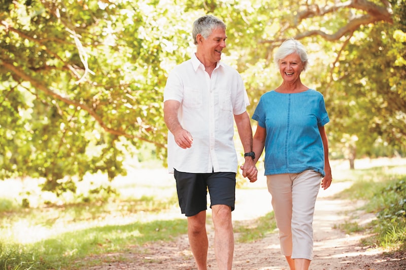 Senior receiving emergency assistance after fall detection