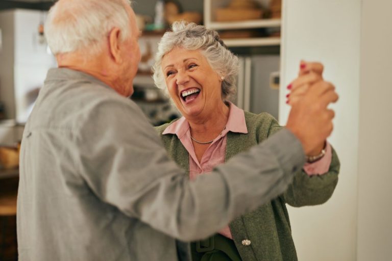 Elderly using a wearable medical alert device