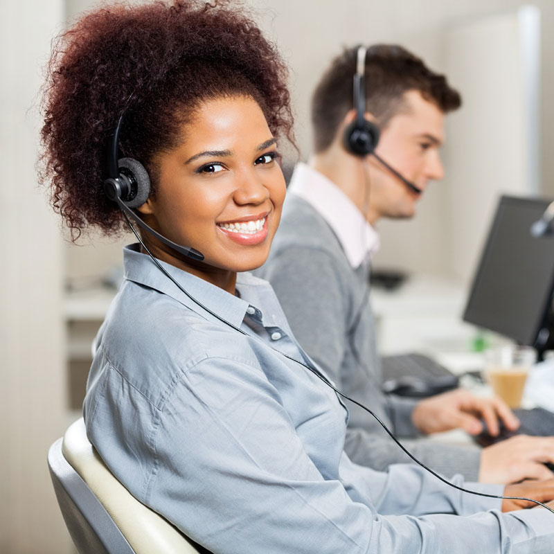 Senior Protection customer care representative ready to assist clients